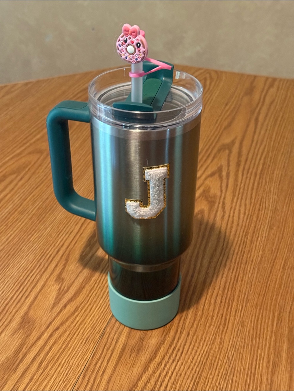 Stanley Teal and Aqua Insulated Travel Mug with Handle, 40 oz.